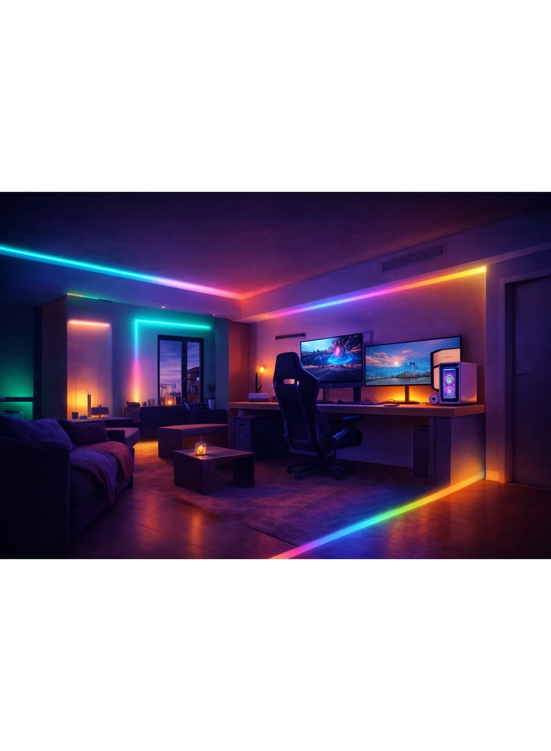 Smart Ic-Rgb Led Neon Rope Light 5M – App & Remote Control – 5V Usb Powered - Image 4